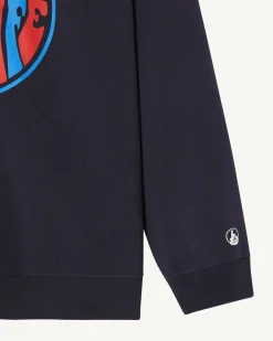 Kleding-JOTT Sweat Homme En Coton Biologique Marine Camino Funday 104 Navy