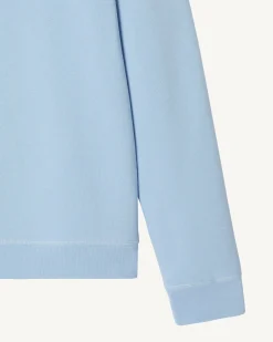Kleding-JOTT Sweat Homme En Coton Biologique Bleu Clair Braga 180 Soft Blue