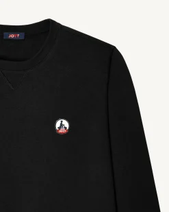 Kleding-JOTT Sweat Homme En Coton Biologique Noir Braga 999 Black