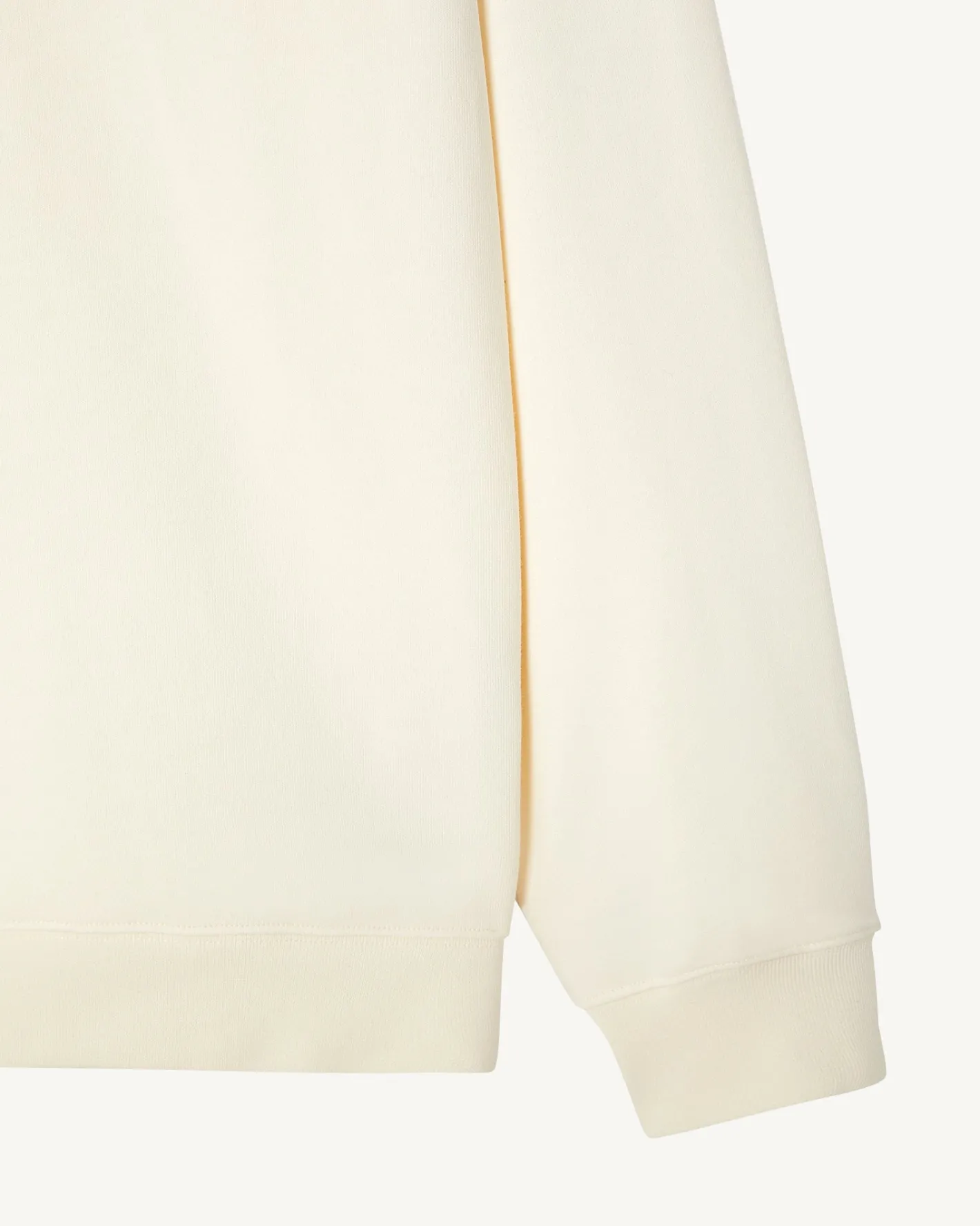 Kleding-JOTT Sweat Homme En Coton Biologique Ecru Bispo 895 Off-White