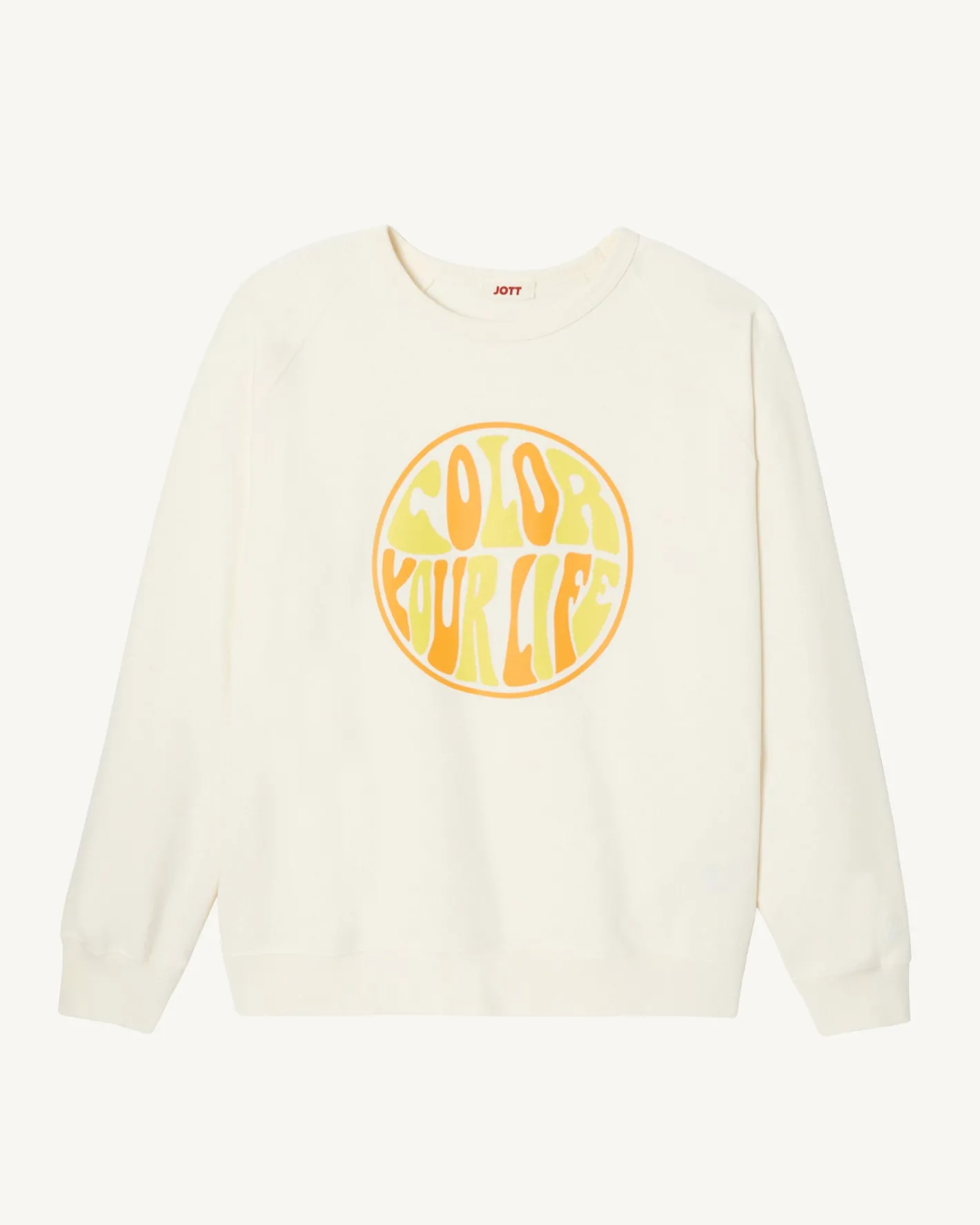 Kleding-JOTT Sweat Homme En Coton Biologique Ecru Camino Funday 895 Off-White