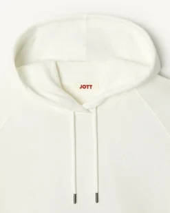 Kleding-JOTT Sweat Molleton A Capuche Femme En Coton Biologique Blanc Monteria 901 Blanc