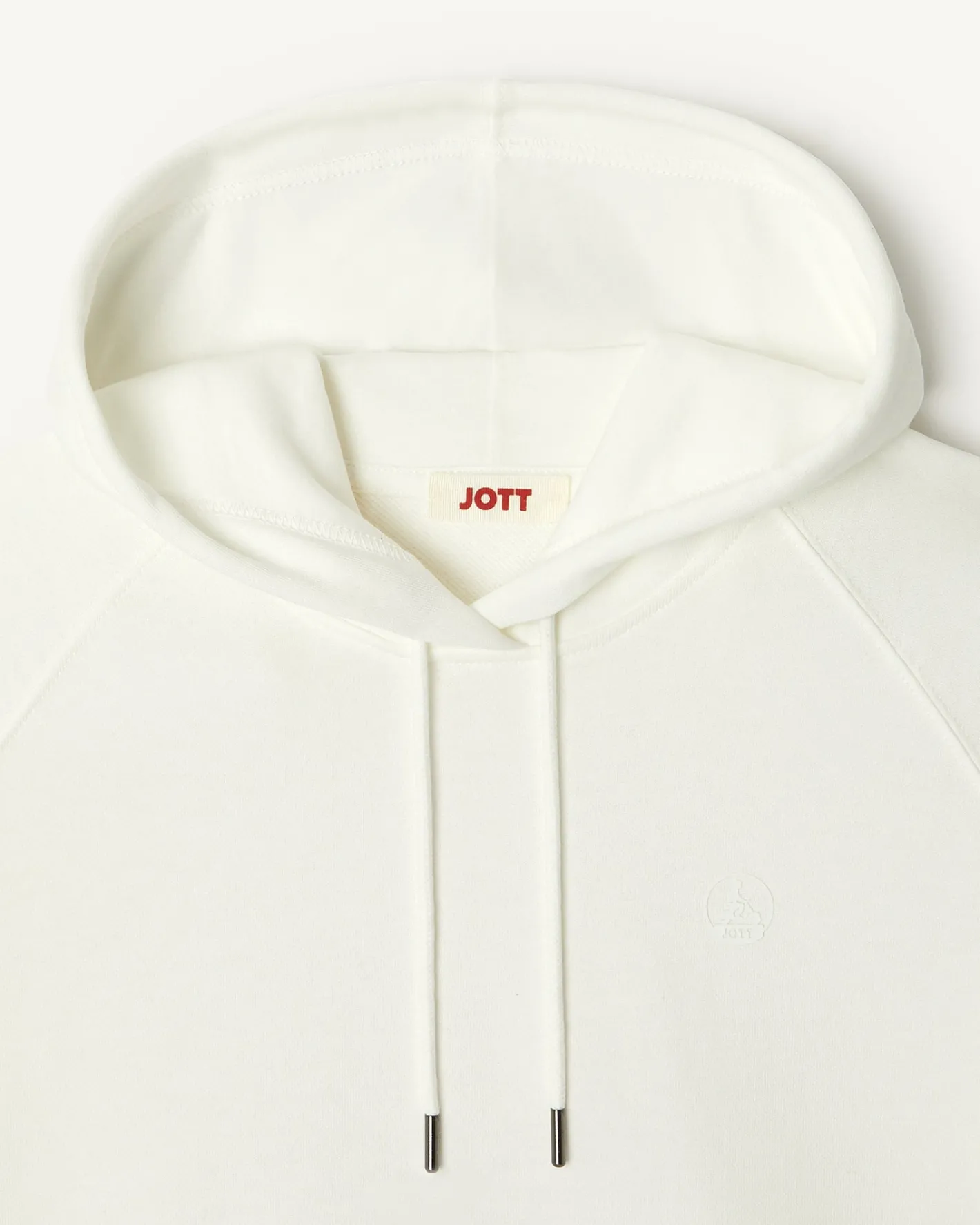 Kleding-JOTT Sweat Molleton A Capuche Femme En Coton Biologique Blanc Monteria 901 Blanc