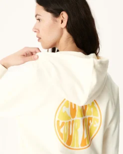 Kleding-JOTT Sweat Molleton A Capuche Femme En Coton Biologique Ecru Monteria 895 Off-White