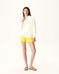 Kleding-JOTT Sweat Molleton A Capuche Femme En Coton Biologique Ecru Monteria 895 Off-White
