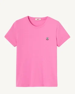 Kleding-JOTT T-Shirt A Col Rond Femme En Coton Biologique Rose Intense Rosas 457 Wild Rose