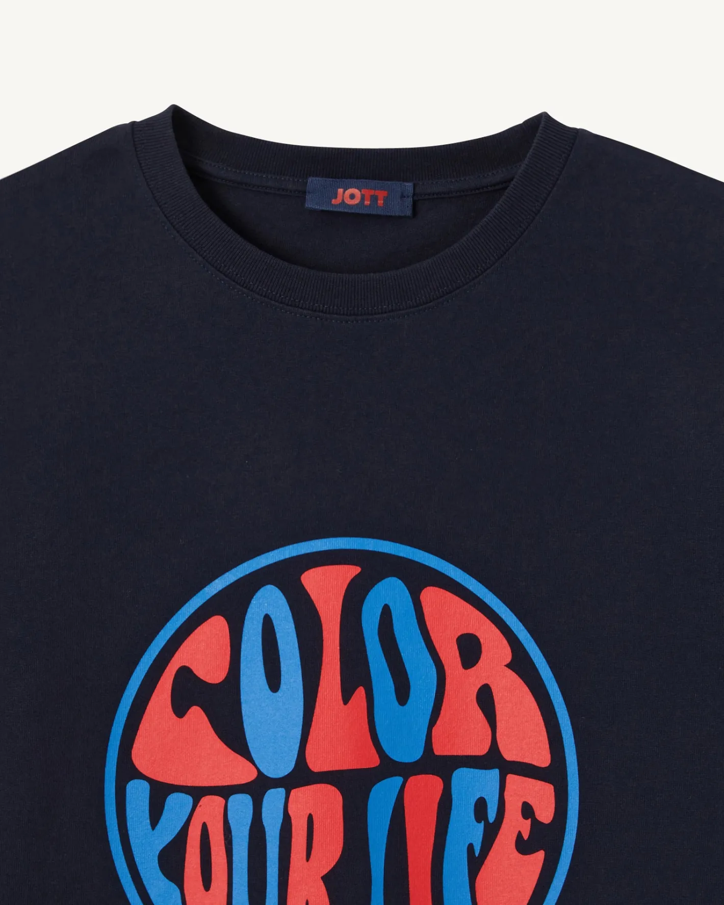 Kleding-JOTT T-Shirt Femme En Coton Biologique Marine Adela 104 Navy