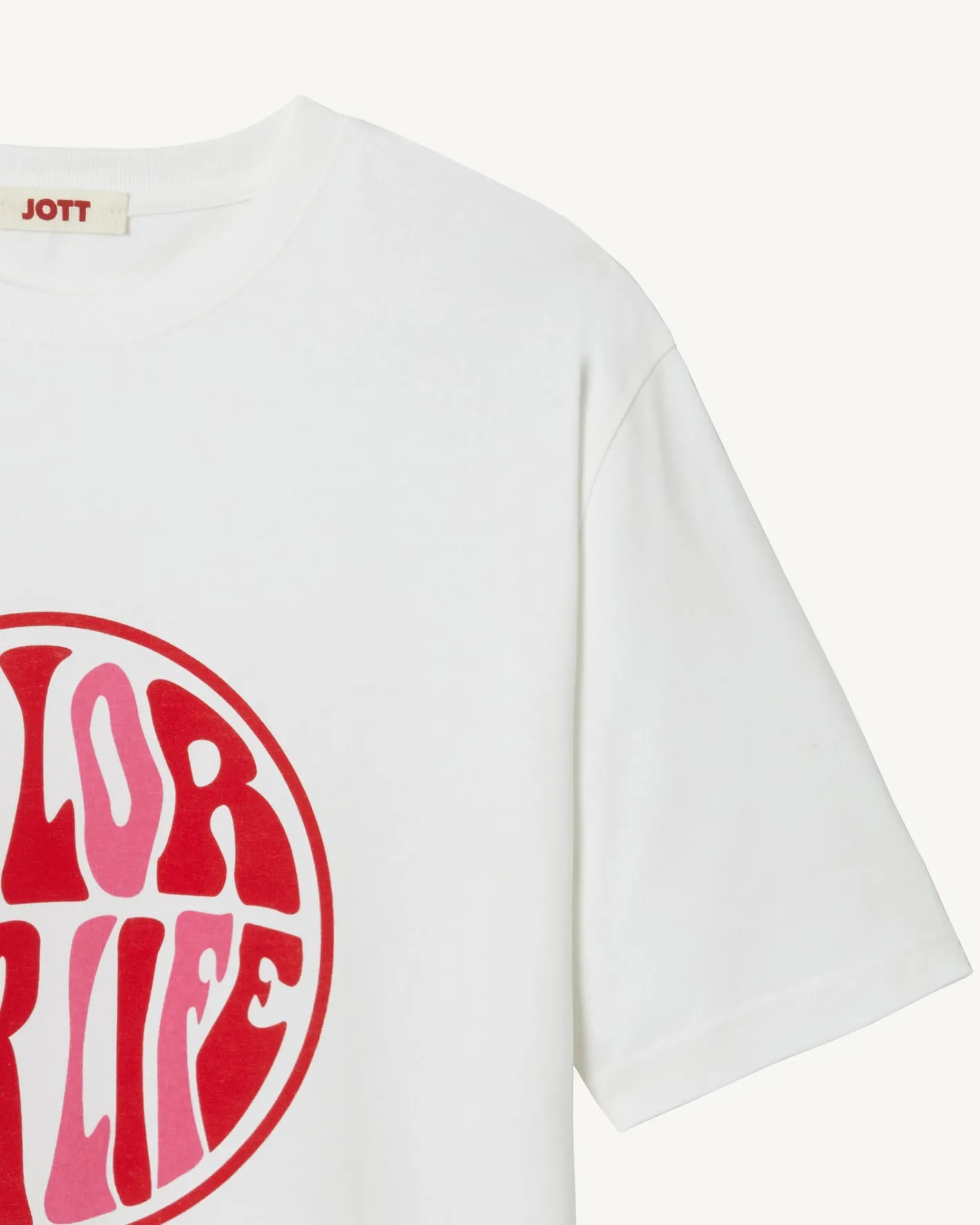 Kleding-JOTT T-Shirt Femme En Coton Biologique Blanc Adela 901 Blanc