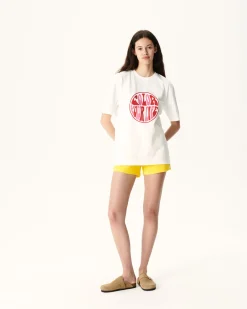 Kleding-JOTT T-Shirt Femme En Coton Biologique Blanc Adela 901 Blanc