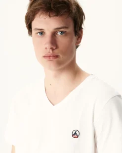 Kleding-JOTT T-Shirt Homme En Coton Biologique Blanc Benito 901 Blanc