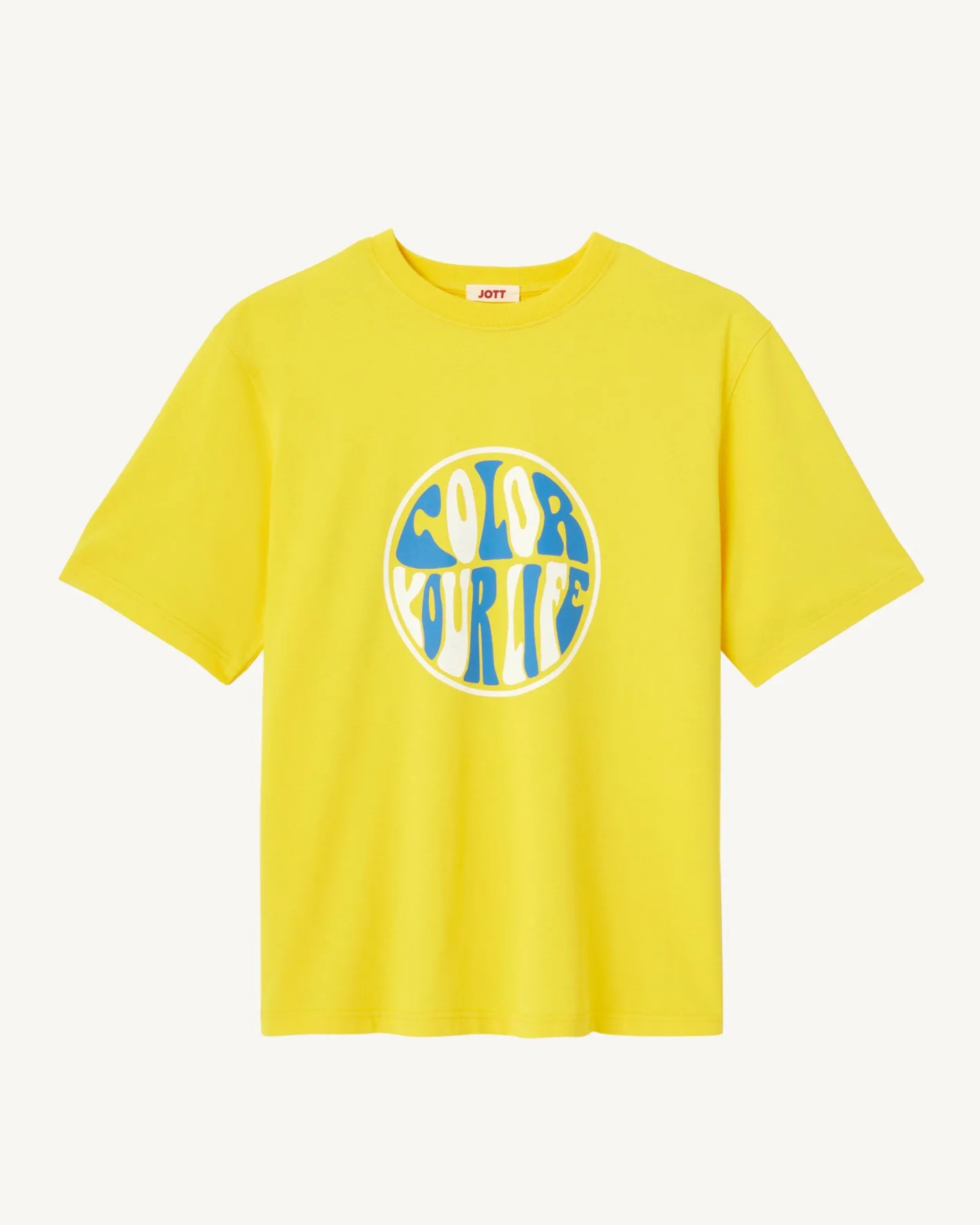 Kleding-JOTT T-Shirt Homme En Coton Biologique Citron Leo 631 Lemon