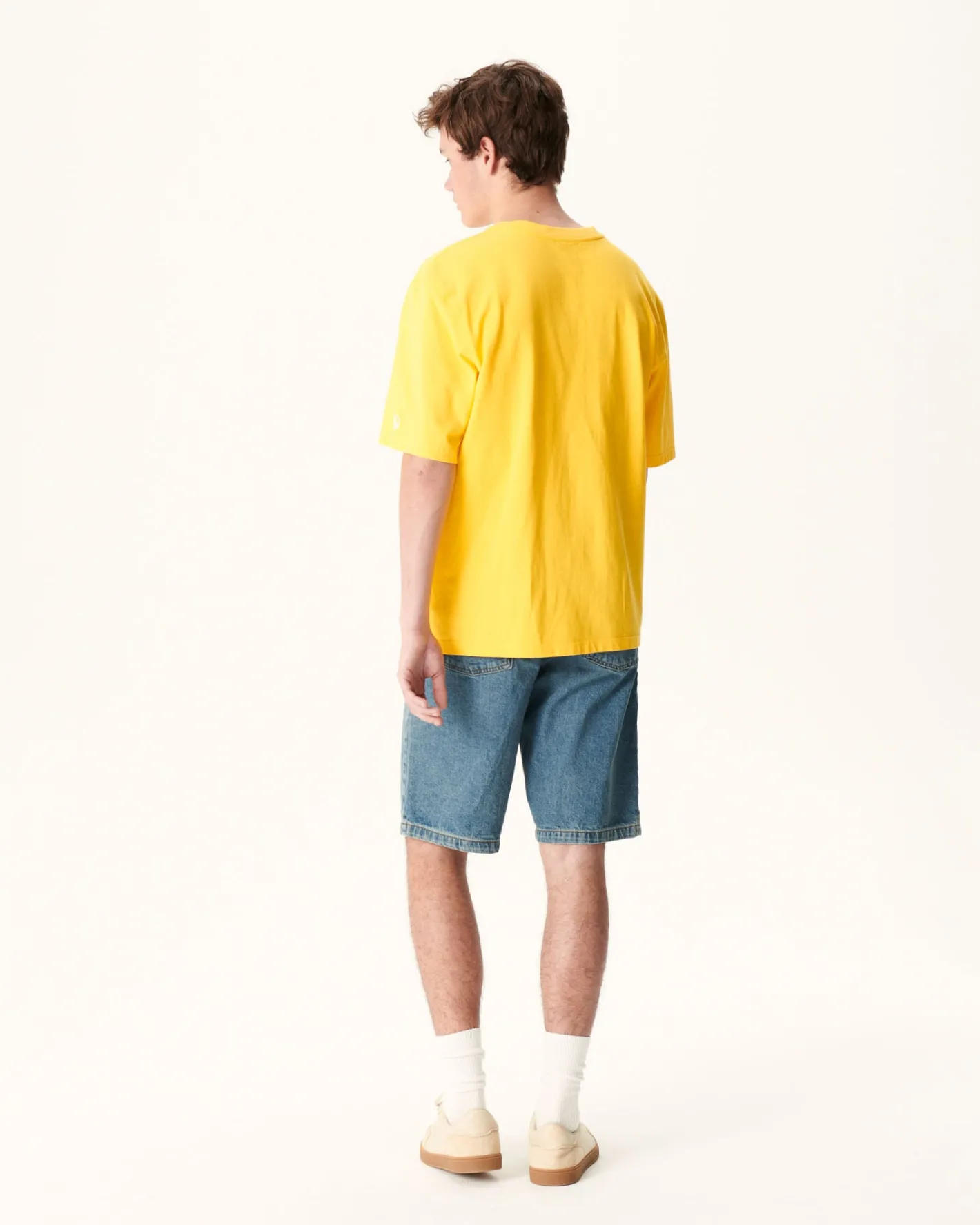 Kleding-JOTT T-Shirt Homme En Coton Biologique Citron Leo 631 Lemon
