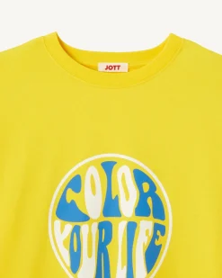 Kleding-JOTT T-Shirt Homme En Coton Biologique Citron Leo 631 Lemon