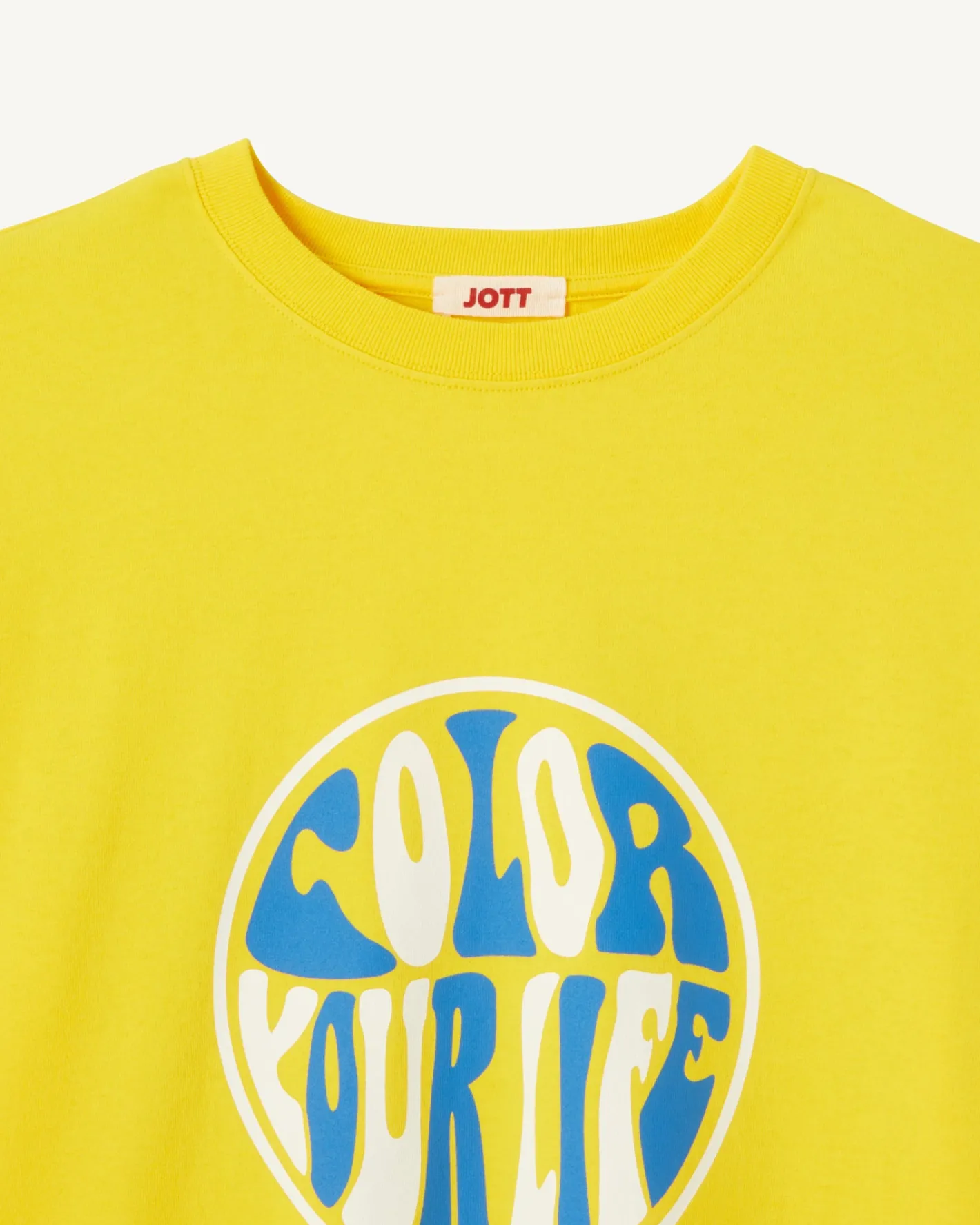 Kleding-JOTT T-Shirt Homme En Coton Biologique Citron Leo 631 Lemon