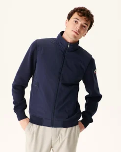 Donzen Jassen & Jacks-JOTT Veste A Capuche Bi-Matiere Marine Bardenas 104 Navy