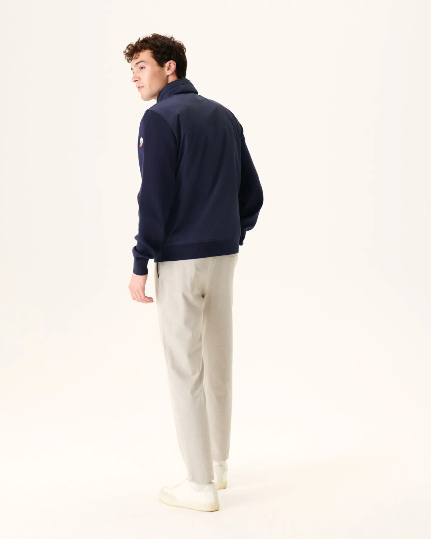 Donzen Jassen & Jacks-JOTT Veste A Capuche Bi-Matiere Marine Bardenas 104 Navy