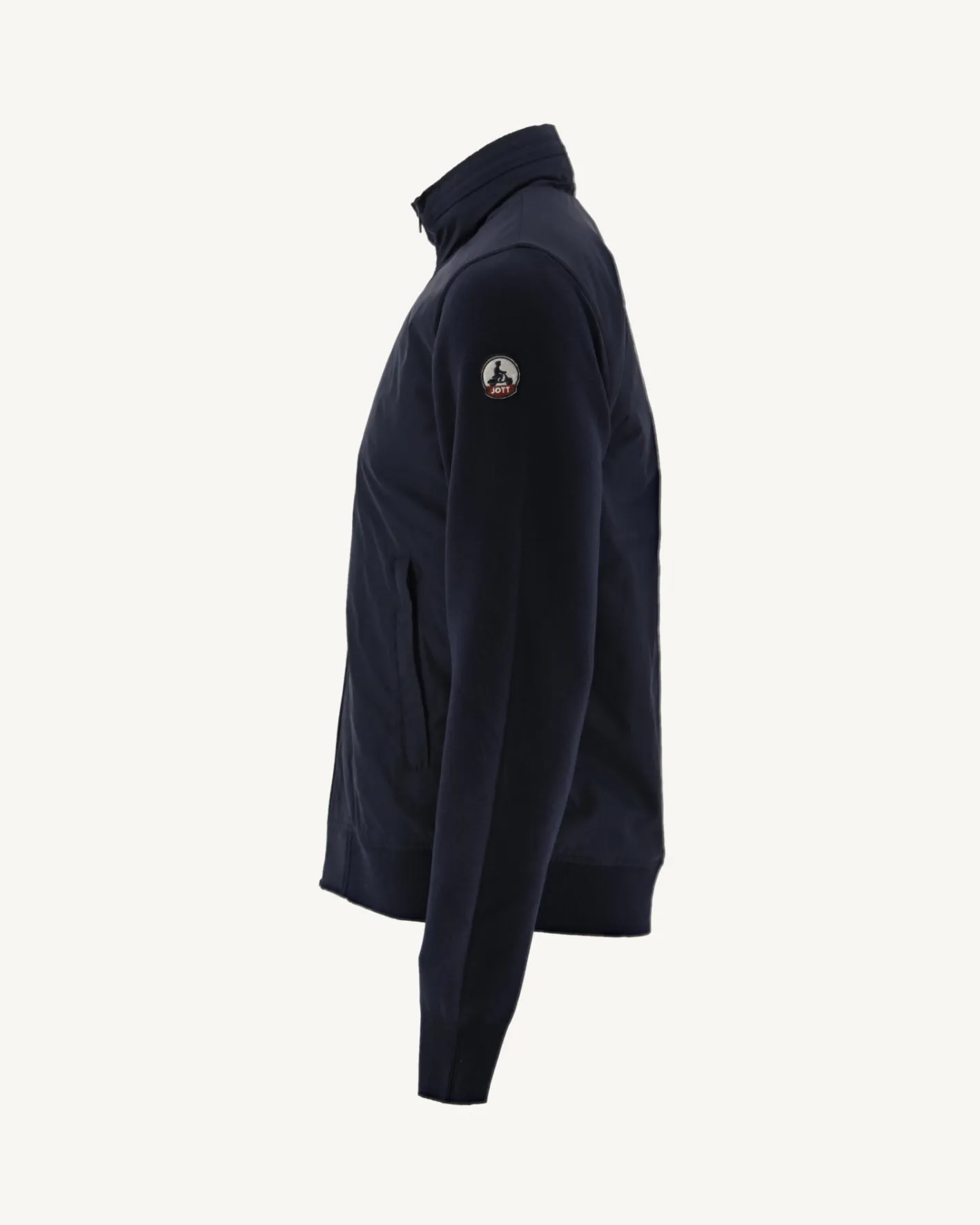 Donzen Jassen & Jacks-JOTT Veste A Capuche Bi-Matiere Marine Bardenas 104 Navy