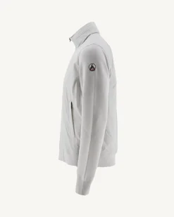 Donzen Jassen & Jacks-JOTT Veste A Capuche Bi-Matiere Gris Clair Bardenas 532 Soft Grey