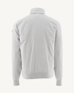 Donzen Jassen & Jacks-JOTT Veste A Capuche Bi-Matiere Gris Clair Bardenas 532 Soft Grey