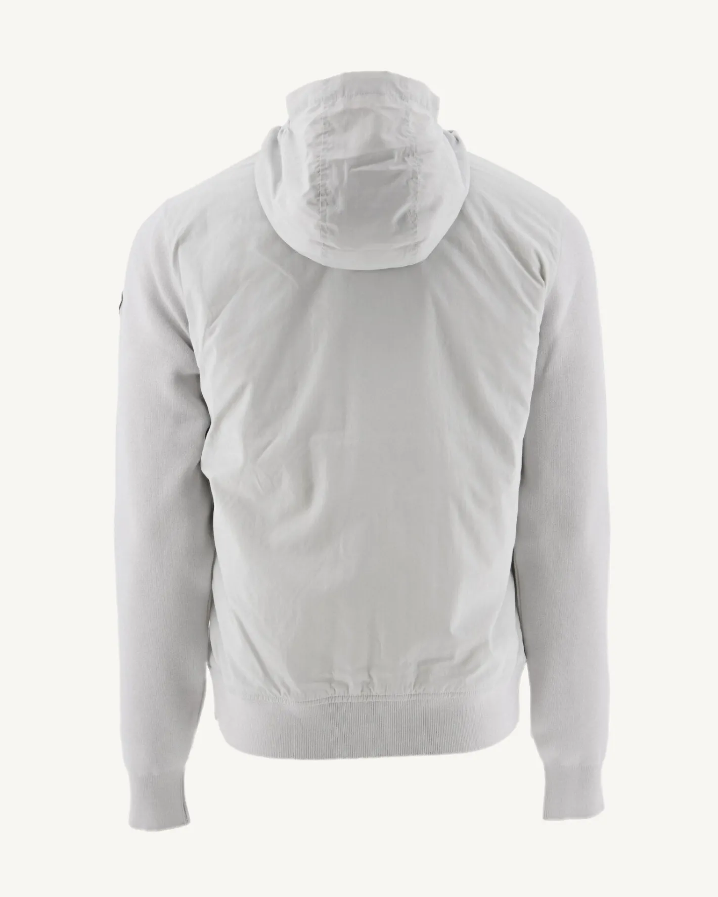 Donzen Jassen & Jacks-JOTT Veste A Capuche Bi-Matiere Gris Clair Bardenas 532 Soft Grey