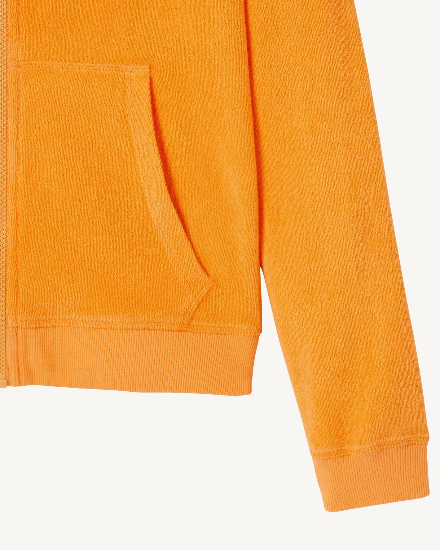 Kleding-JOTT Veste Zipee Eponge Abricot Corail 728 Apricot