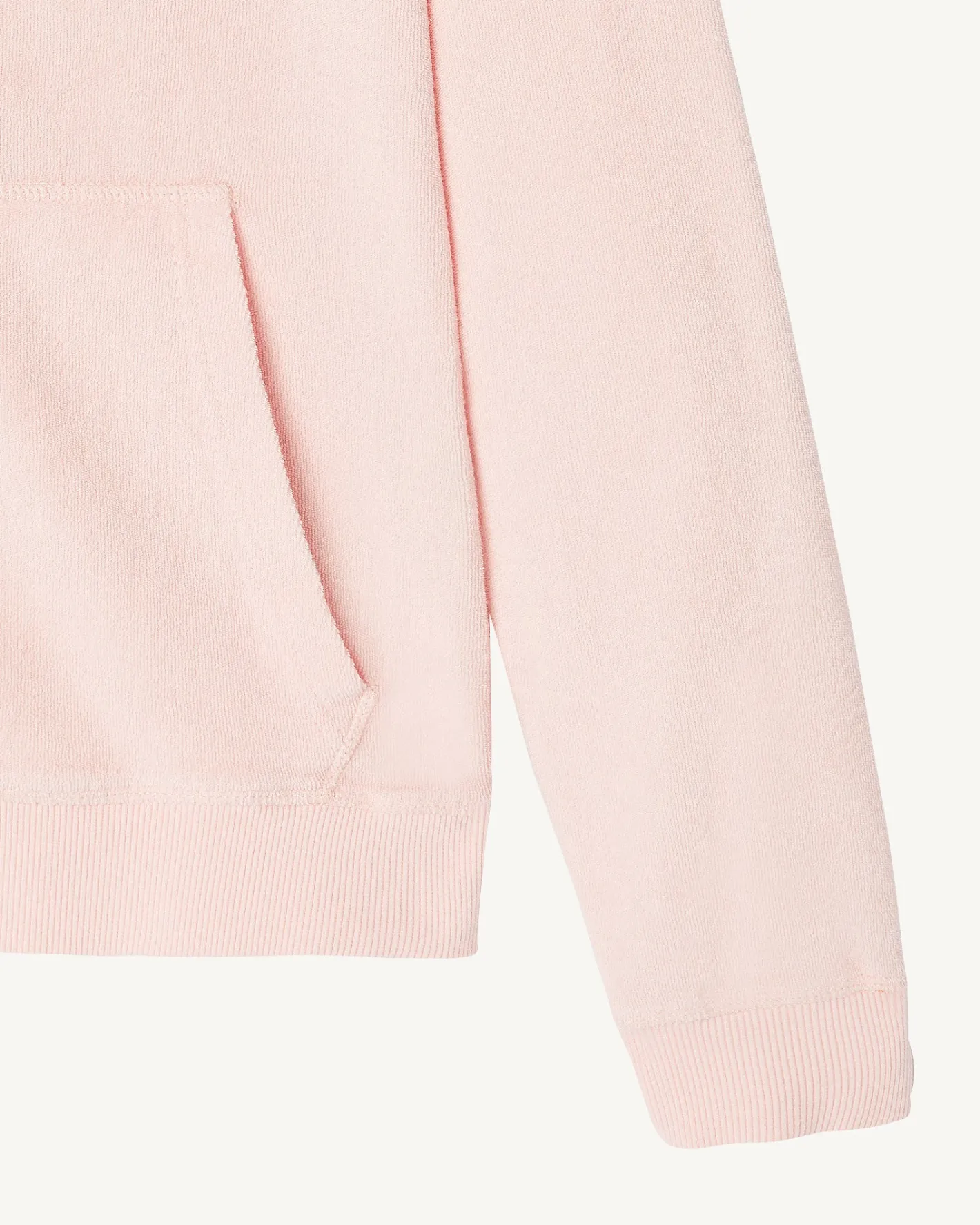 Kleding-JOTT Veste Zipee Eponge Rose Clair Corail 463 Soft Pink
