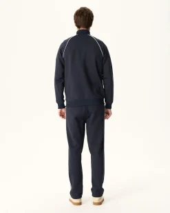 Kleding-JOTT Veste Zipee Homme En Coton Biologique Marine Craig 104 Navy