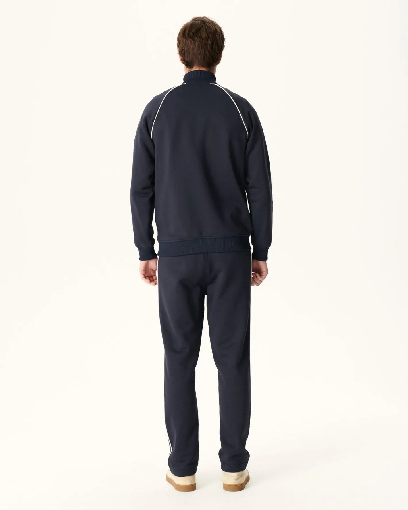 Kleding-JOTT Veste Zipee Homme En Coton Biologique Marine Craig 104 Navy