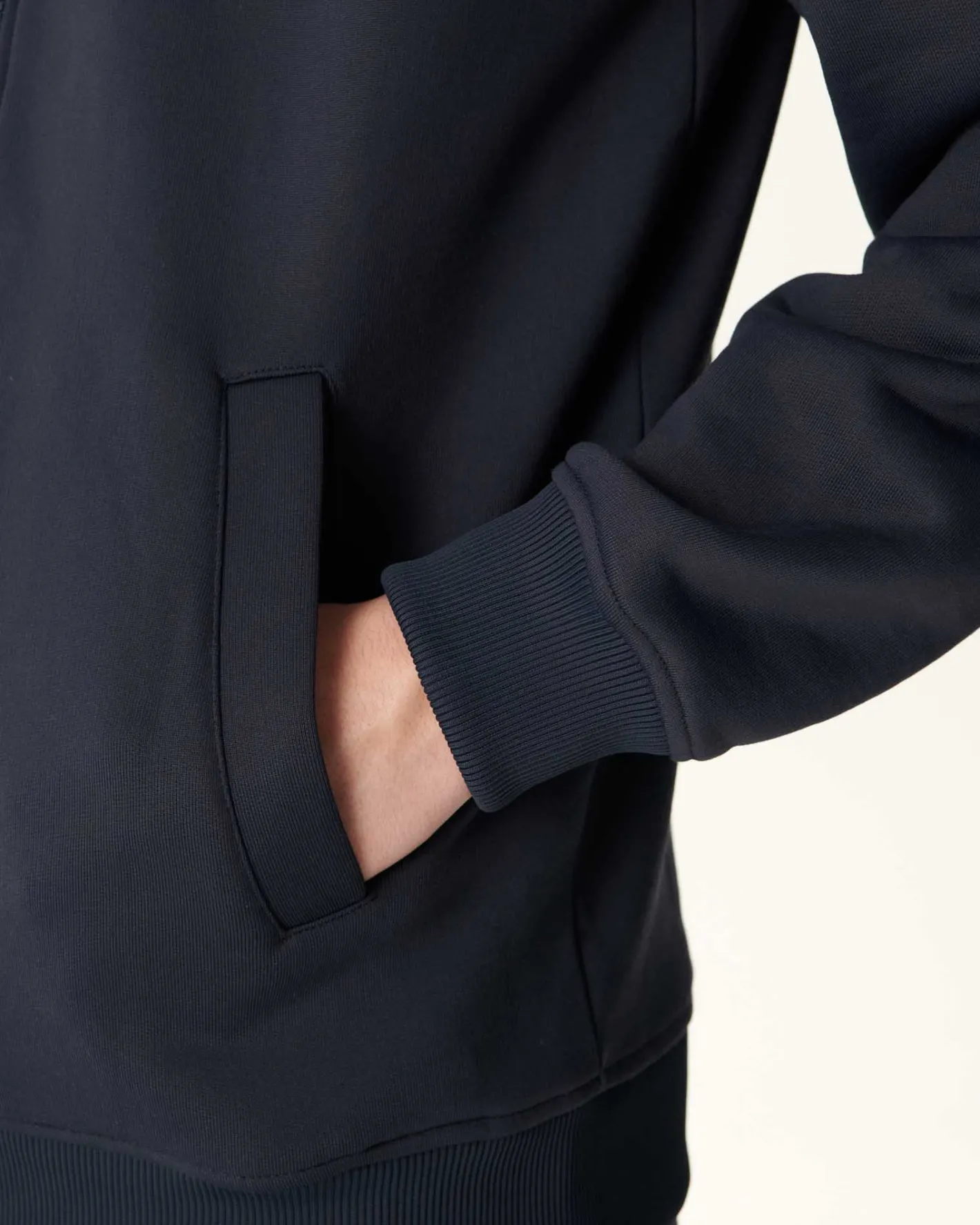Kleding-JOTT Veste Zipee Homme En Coton Biologique Marine Craig 104 Navy