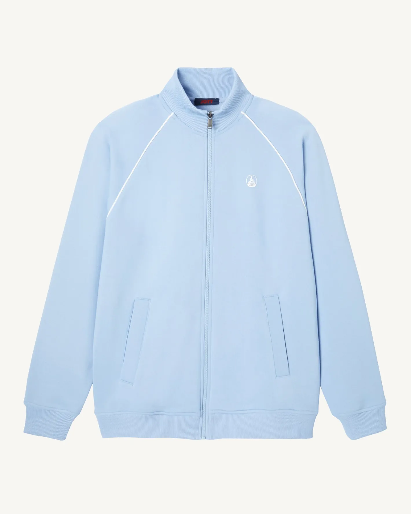 Kleding-JOTT Veste Zipee Homme En Coton Biologique Bleu Clair Craig 180 Soft Blue