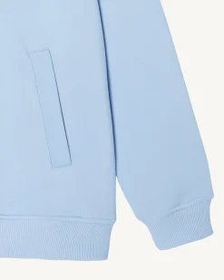 Kleding-JOTT Veste Zipee Homme En Coton Biologique Bleu Clair Craig 180 Soft Blue
