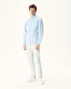 Kleding-JOTT Veste Zipee Homme En Coton Biologique Bleu Clair Craig 180 Soft Blue