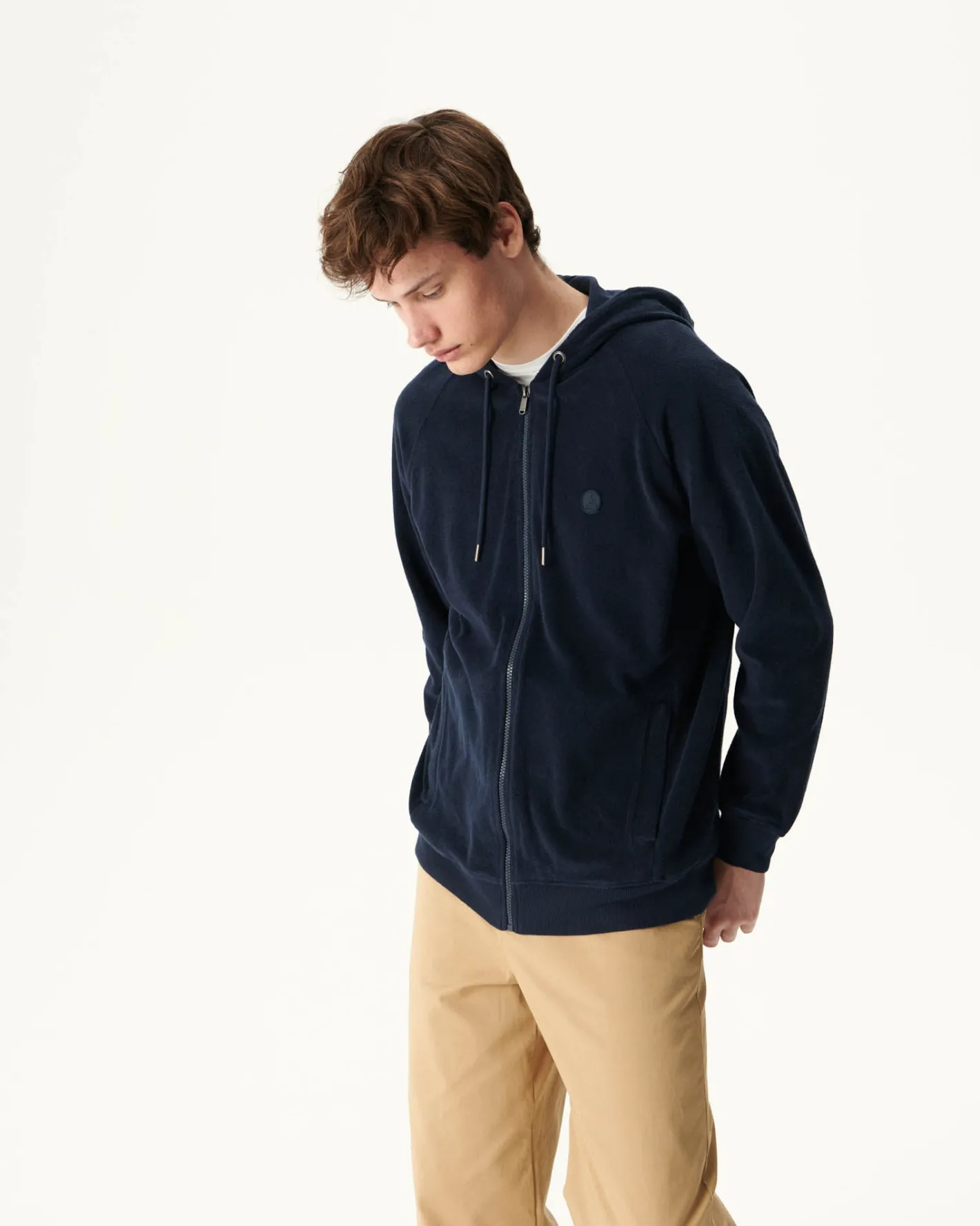 Kleding-JOTT Veste Zippee Eponge A Capuche Marine Nazare 104 Navy