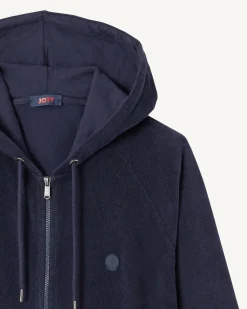 Kleding-JOTT Veste Zippee Eponge A Capuche Marine Nazare 104 Navy