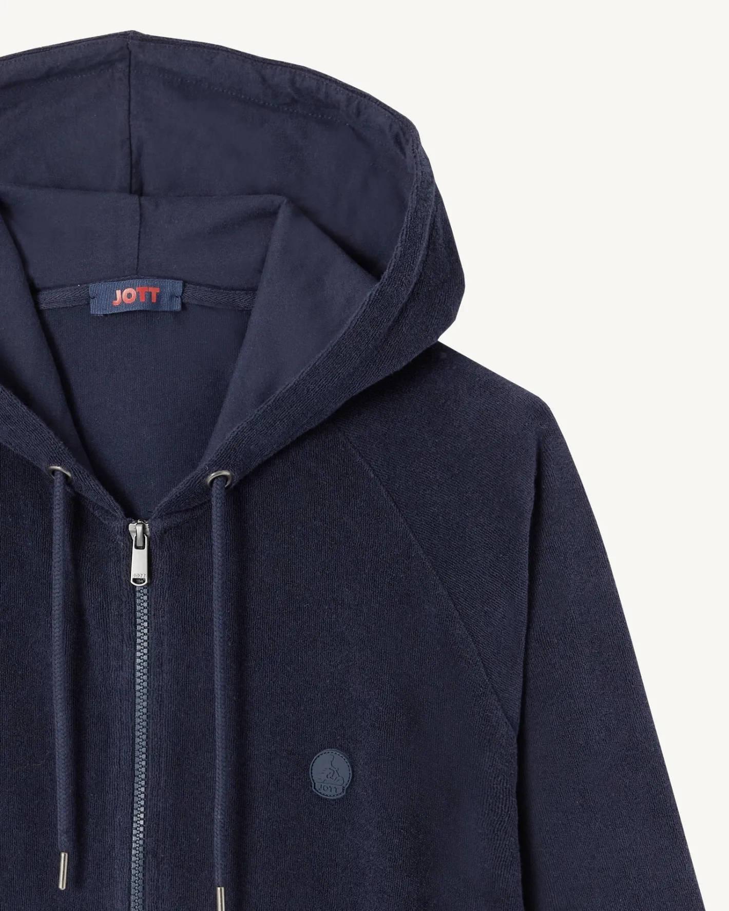 Kleding-JOTT Veste Zippee Eponge A Capuche Marine Nazare 104 Navy
