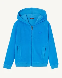 Kleding-JOTT Veste Zippee Eponge Azur Enfant Volta 183 Azure