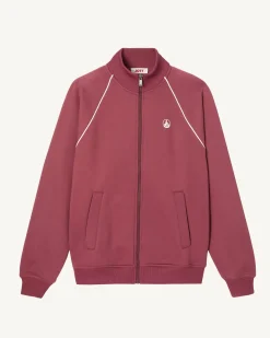 Kleding-JOTT Veste Zippee Femme En Coton Biologique Bordeaux Rocha 330 Burgundy